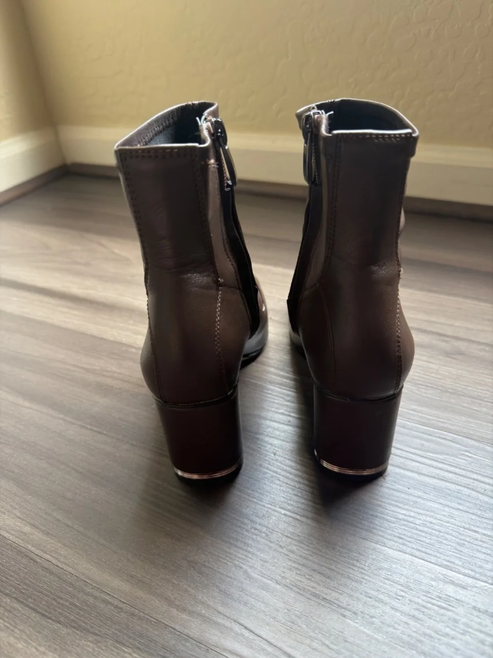 Brown Franco Sarto Ankle Boots